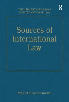 Koskenniemi |  Sources of International Law | Buch |  Sack Fachmedien