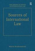 Koskenniemi |  Sources of International Law | Buch |  Sack Fachmedien