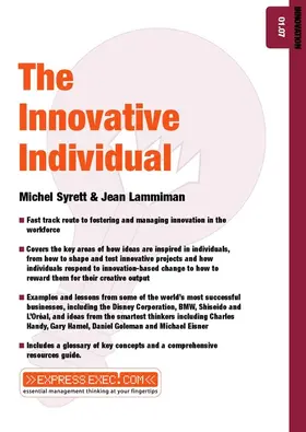 Syrett / Lammiman |  The Innovative Individual | Buch |  Sack Fachmedien
