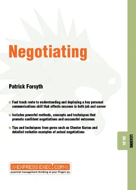Forsyth |  Negotiating | Buch |  Sack Fachmedien