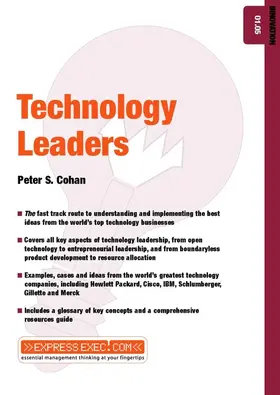 Cohan |  Technology Leaders | Buch |  Sack Fachmedien