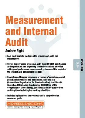 Fight |  Measurement and Internal Audit | Buch |  Sack Fachmedien