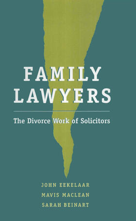 Eekelaar / Maclean | Family Lawyers | Buch | 978-1-84113-185-6 | sack.de