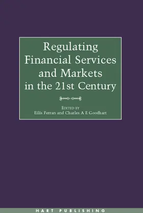 Ferran / Goodhart |  Regulating Financial Services and Markets in the 21st Century | Buch |  Sack Fachmedien