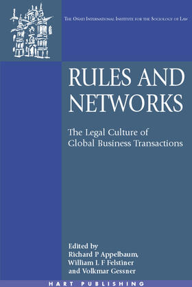 Appelbaum / Felstiner / Gessner | Rules and Networks | Buch | 978-1-84113-296-9 | sack.de