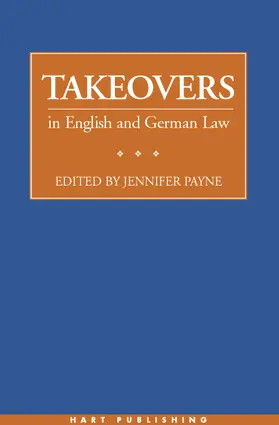 Payne |  Takeovers in English and German Law | Buch |  Sack Fachmedien
