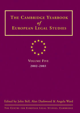 Bell / Dashwood / Spencer |  Cambridge Yearbook of European Legal Studies Vol 5, 2002-2003 | Buch |  Sack Fachmedien