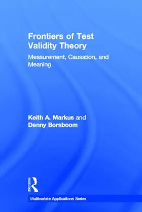 Markus / Borsboom |  Frontiers of Test Validity Theory | Buch |  Sack Fachmedien