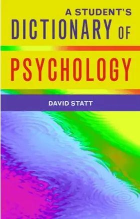 Statt | A Student's Dictionary of Psychology | Buch | 978-1-84169-342-2 | www.sack.de