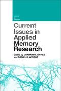 Davies / Wright |  Current Issues in Applied Memory Research | Buch |  Sack Fachmedien