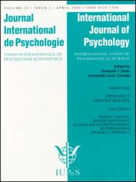 Backenroth-Ohsako / Ekehammar / Garling |  Diplomacy and Psychology: Psychological Contributions to International Negotiations, Conflict Prevention, and World Peace | Buch |  Sack Fachmedien