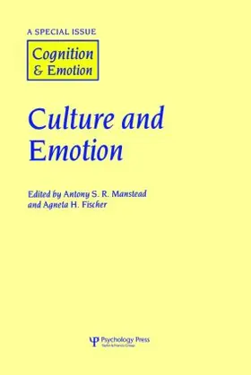 Fischer / Manstead | Culture and Emotion | Buch | 978-1-84169-924-0 | www.sack.de