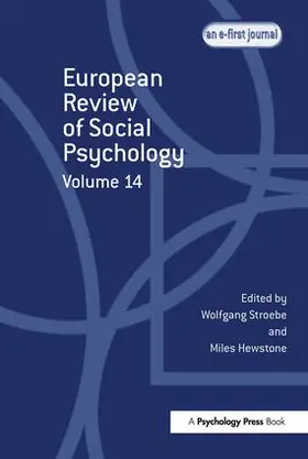 Hewstone / Stroebe |  European Review of Social Psychology: Volume 14 | Buch |  Sack Fachmedien