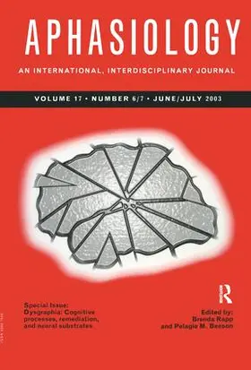 Beeson / Rapp |  Dysgraphia: Cognitive Processes, Remediation, and Neural Substrates | Buch |  Sack Fachmedien