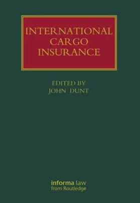 Dunt |  International Cargo Insurance | Buch |  Sack Fachmedien