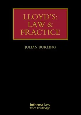 Burling | Lloyd's: Law and Practice | Buch | 978-1-84311-955-5 | sack.de