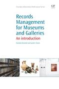 Brunskill / Demb |  Records Management for Museums and Galleries | Buch |  Sack Fachmedien