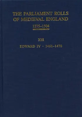Horrox |  The Parliament Rolls of Medieval England, 1275-1504 | Buch |  Sack Fachmedien