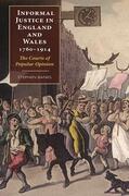 Banks |  Informal Justice in England and Wales, 1760-1914 | Buch |  Sack Fachmedien