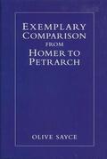 Sayce |  Exemplary Comparison from Homer to Petrarch | Buch |  Sack Fachmedien