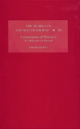 Ross |  The Works of Thomas Traherne III | Buch |  Sack Fachmedien
