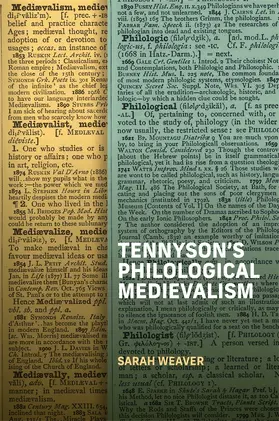 Weaver |  Tennyson's Philological Medievalism | Buch |  Sack Fachmedien