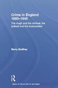 Godfrey |  Crime in England 1880-1945 | Buch |  Sack Fachmedien