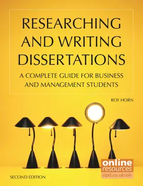 Horn |  Researching and Writing Dissertations | eBook | Sack Fachmedien