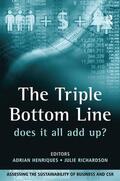 Henriques / Richardson |  The Triple Bottom Line: Does It All Add Up? | Buch |  Sack Fachmedien