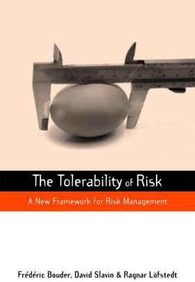 Bouder / Slavin |  The Tolerability of Risk | Buch |  Sack Fachmedien