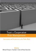 Earle / Siegrist / Gutscher |  Trust in Cooperative Risk Management | Buch |  Sack Fachmedien