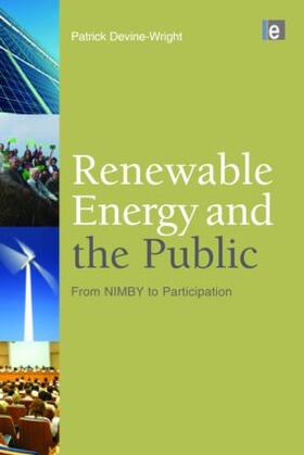 Devine-Wright |  Renewable Energy and the Public | Buch |  Sack Fachmedien