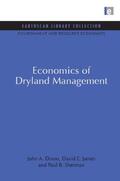 Dixon / James / Sherman |  Economics of Dryland Management | Buch |  Sack Fachmedien