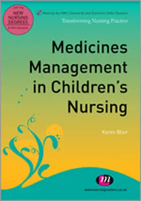 Blair |  Medicines Management in Children's Nursing | Buch |  Sack Fachmedien