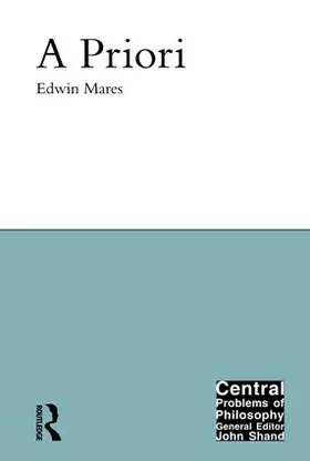 Mares | A Priori | Buch | 978-1-84465-284-6 | www.sack.de