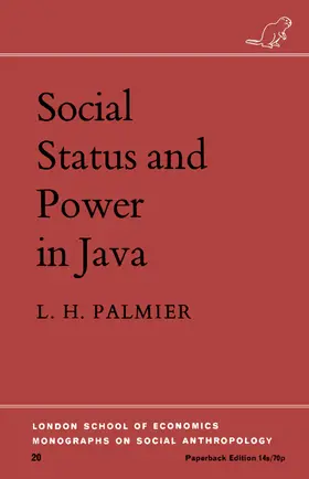 Palmier |  Social Status and Power in Java | Buch |  Sack Fachmedien