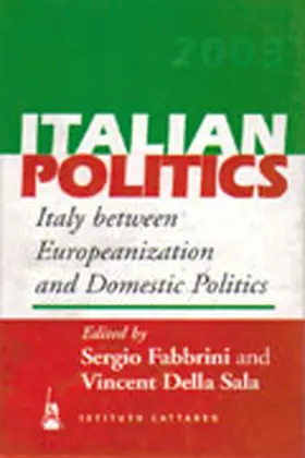 Sala / Fabbrini |  Italy Between Europeanization and Domestic Politics | Buch |  Sack Fachmedien