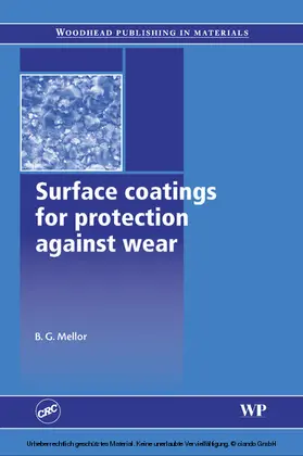 Mellor |  Surface Coatings for Protection Against Wear | eBook | Sack Fachmedien