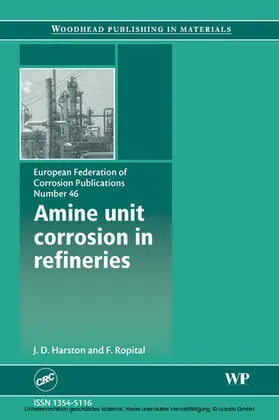 Harston / Ropital |  Amine Unit Corrosion in Refineries | eBook | Sack Fachmedien