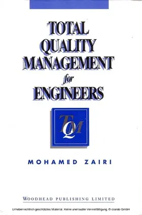 Zairi |  Total Quality Management for Engineers | eBook | Sack Fachmedien