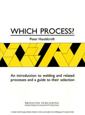 Houldcroft |  Which Process? | eBook | Sack Fachmedien