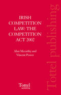 McCarthy / Power |  Irish Competition Law | Buch |  Sack Fachmedien