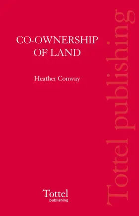 Conway |  Co-ownership of Land | Buch |  Sack Fachmedien