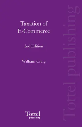 Craig |  Taxation of E-commerce | Buch |  Sack Fachmedien