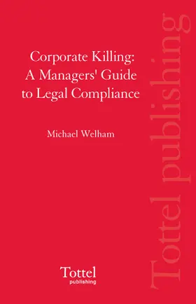 Welham |  Corporate Killing | Buch |  Sack Fachmedien
