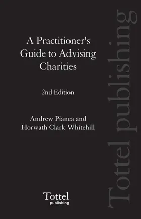 Pianca / Whitehill |  A Practitioner's Guide to Advising Charities | Buch |  Sack Fachmedien
