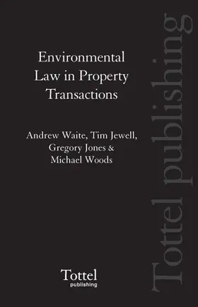 Waite / Jewell |  Environmental Law in Property Transactions | Buch |  Sack Fachmedien