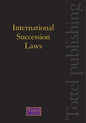 Bridges / Way |  International Succession Laws | Loseblattwerk |  Sack Fachmedien