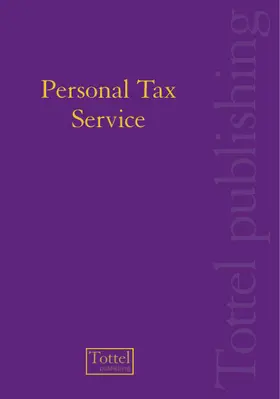 Laing |  Personal Tax Service | Loseblattwerk |  Sack Fachmedien