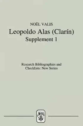 Valis |  Leopoldo Alas [Clarín] | eBook | Sack Fachmedien